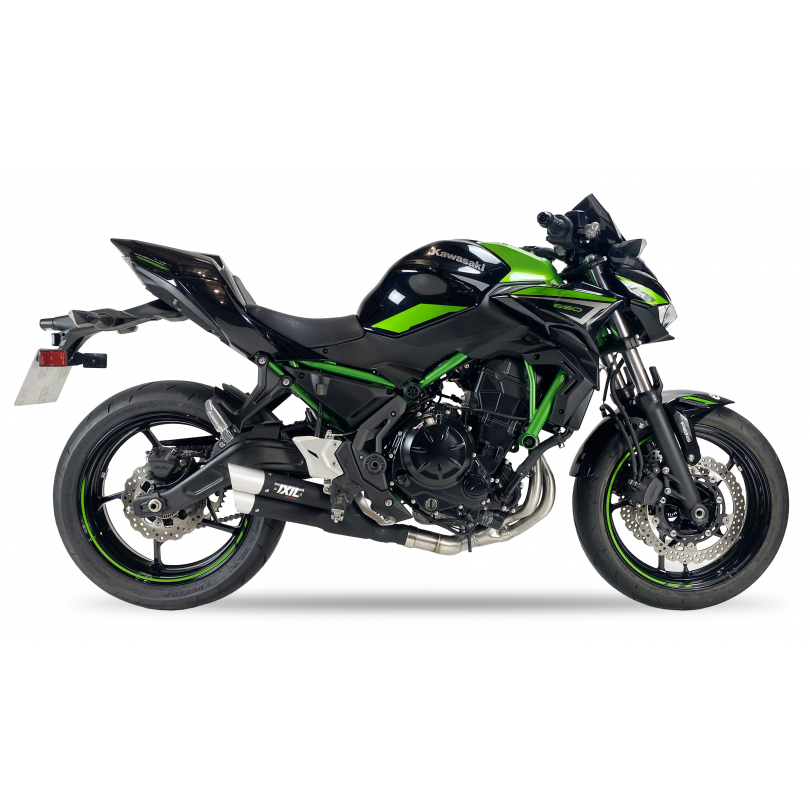 IXIL FULL SYSTEM - DUAL HYPERLOW BLACK XL - KAWASAKI Z 650 / NINJA 650 2023-24 / Z 650 RS 2024