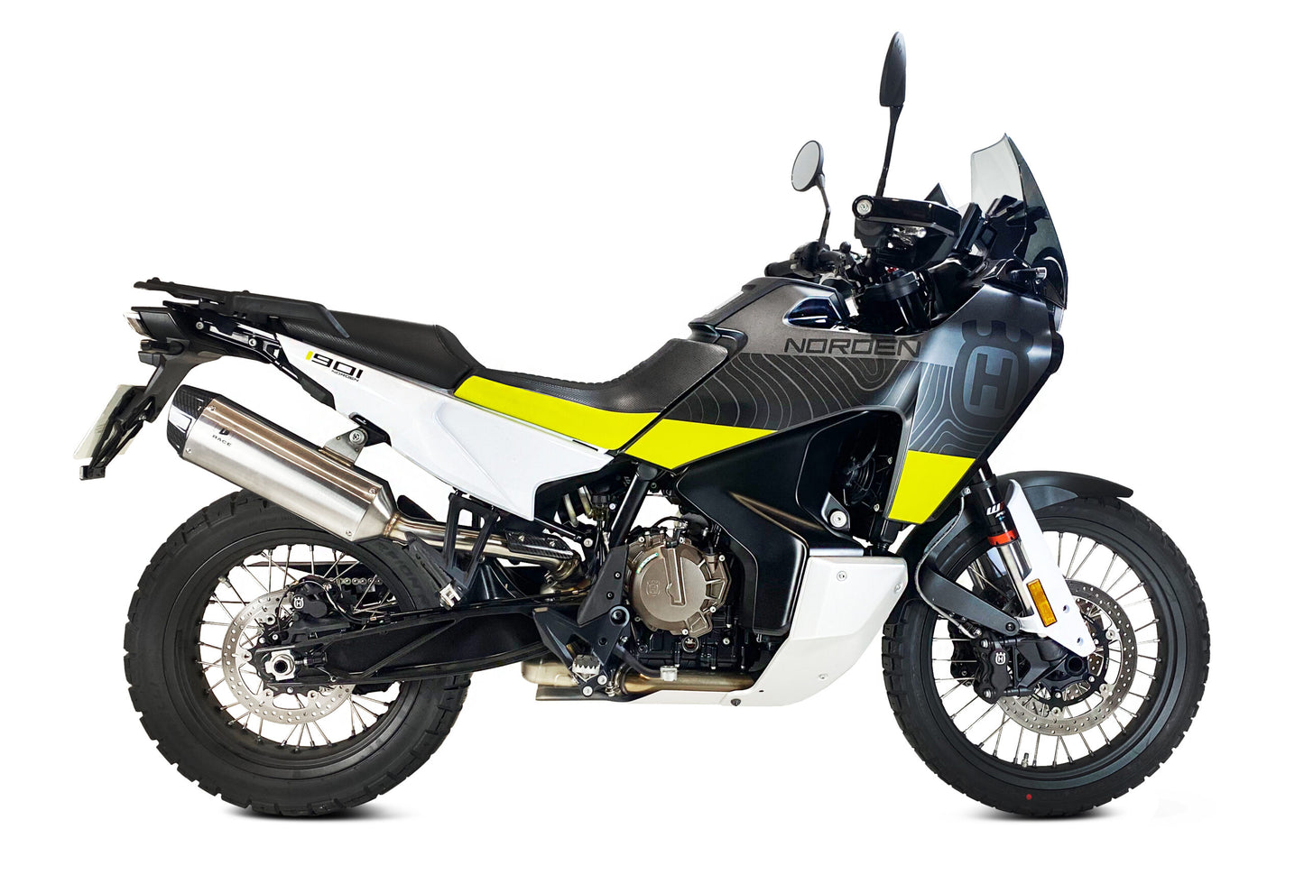 IX RACE ESCAPE HOMOLOGADO DESERT INOX HUSQVARNA NORDEN 901 2022-2023