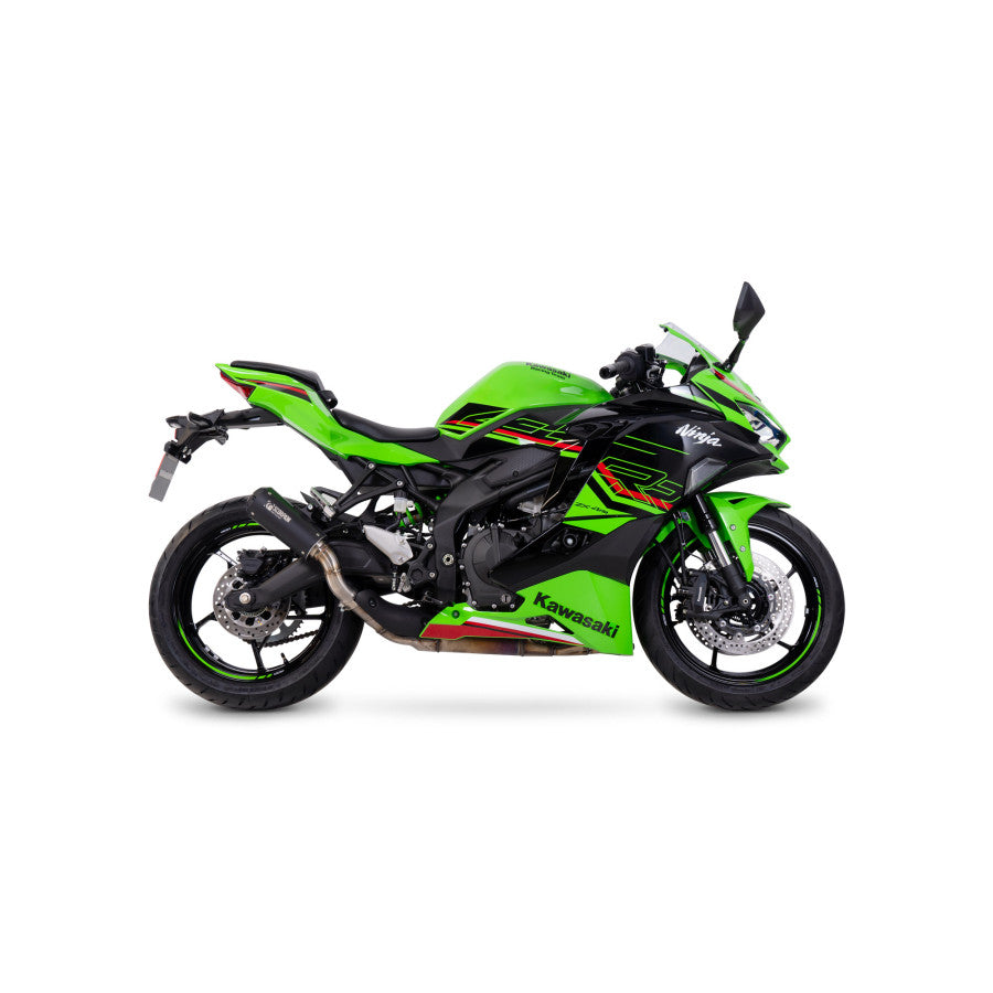 SCORPION SLIP-ON RED POWER KAWASAKI ZX-4RR 2023-25