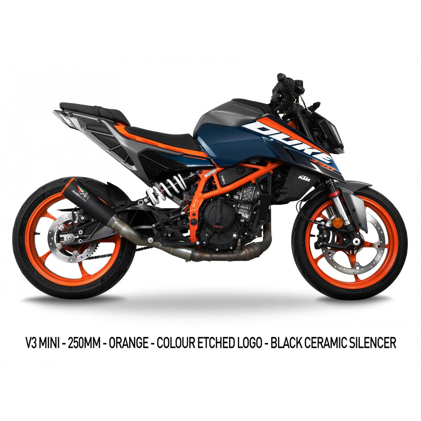 AUSTIN RACING SLIP-ON COMPLIANT V3 MINI KTM DUKE 390 2024