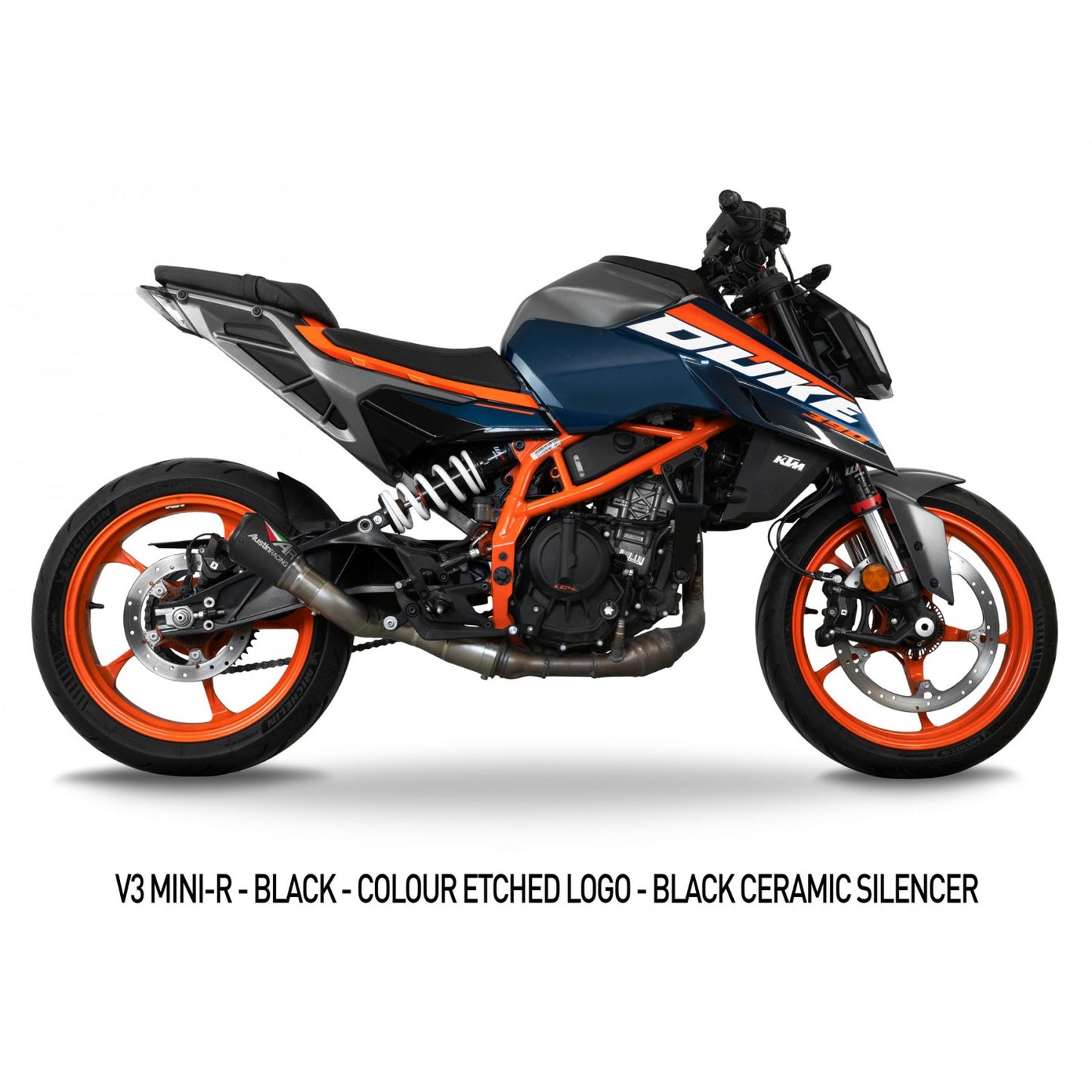 AUSTIN RACING SLIP-ON COMPLIANT V3 MINI-R KTM DUKE 390 2024