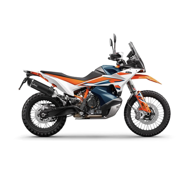 LEO VINCE SLIP-ON LV ONE EVO BLACK EDITION KTM ADVENTURE 790 2019-20 / ADVENTURE 890 2021-24 / HUSQVARNA NORDEN 901 2022-24