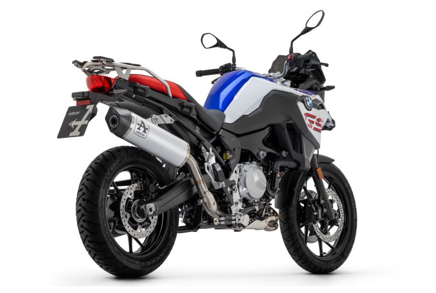 ARROW SILENCIOSO MAXI RACE-TECH DE ALUMINIO FONDO EN CARBONO BMW F 750 GS / F 850 GS 2021-24