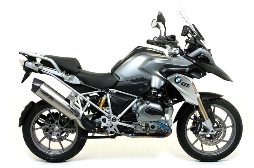 ARROW SILENCIOSO MAXI RACE-TECH DE TITANIO FONDO EN CARBONO BMW R 1200 GS / ADVENTURE 2013-18