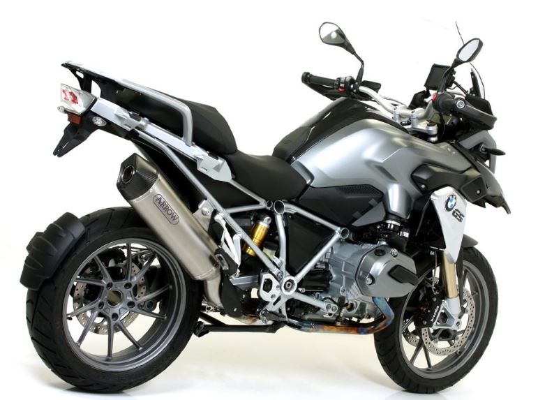 ARROW SILENCIOSO MAXI RACE-TECH DE TITANIO FONDO EN CARBONO BMW R 1200 GS / ADVENTURE 2013-18