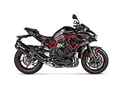 AKRAPOVIC SLIP-ON BLACK TITANIO HOMOLOGADO KAWASAKI Z 1000H2 2020-24