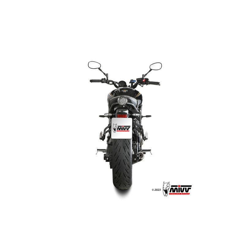 MIVV FULL SYSTEM HR-1 BLACK YAMAHA XSR 700 2021-24