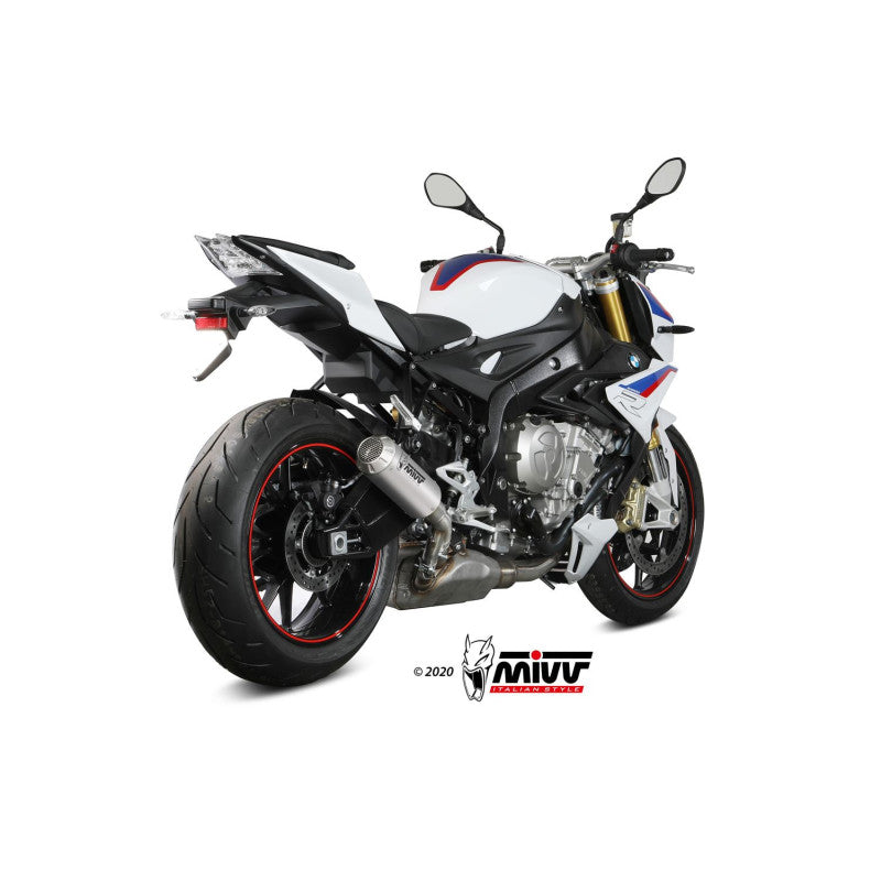 MIVV SLIP-ON MK3 STEEL HOMOLOGADO BMW S 1000R 2017-20