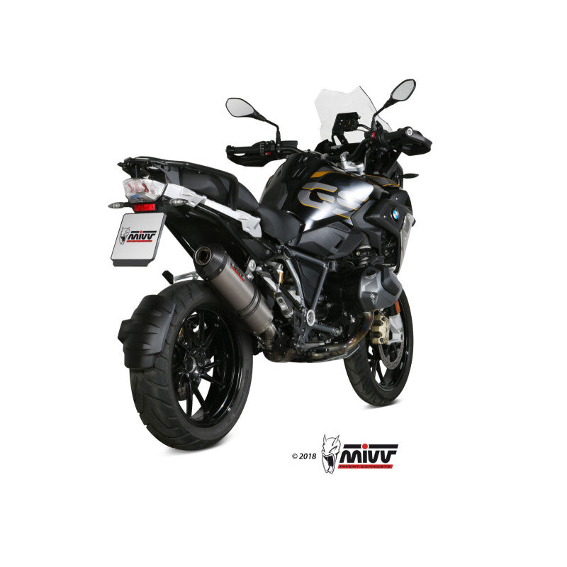 MIVV SLIP-ON OVAL TITAN HOMOLOGADO BMW R 1250 GS / ADVENTURE 2019-23
