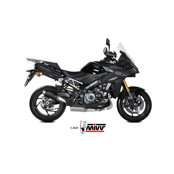 MIVV SLIP-ON GP PRO BLACK SUZUKI GSX-S 1000 GX 2024