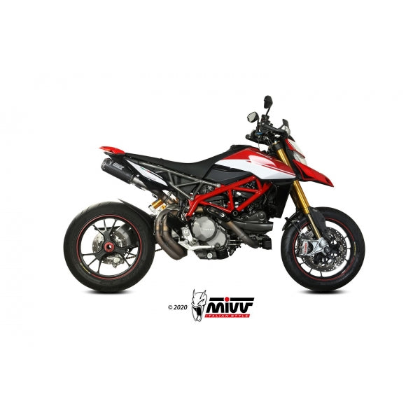 MIVV 2 SLIP-ON MK3 CARBONO DUCATI HYPERMOTARD 950 / SP /RVE 2019-22