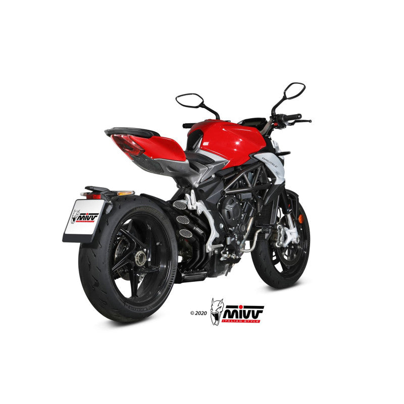 MIVV SPEED EDGE BLACK HOMOLOGADO MV AUGUSTA BRUTALE 800 RR 2017-25