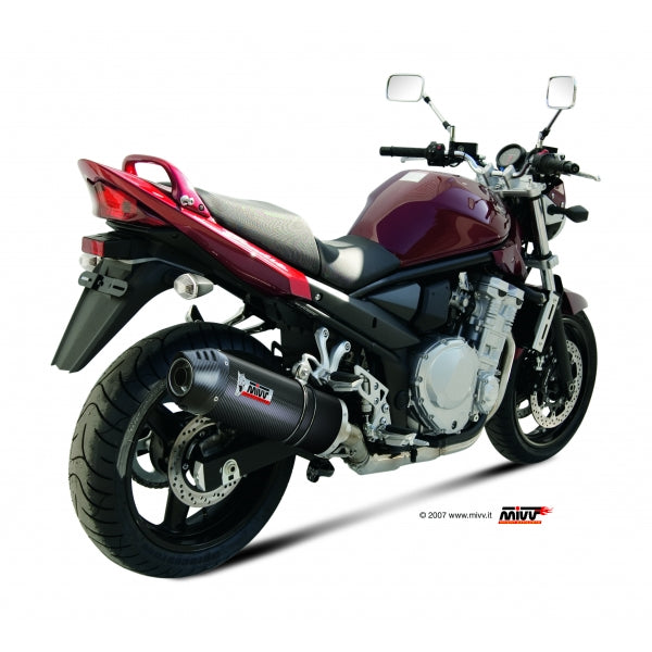 MIVV SLIP-ON OVAL CARBONO SUZUKI GSF 650 BANDIT 2007-15 / GSX 650 F 2008-15