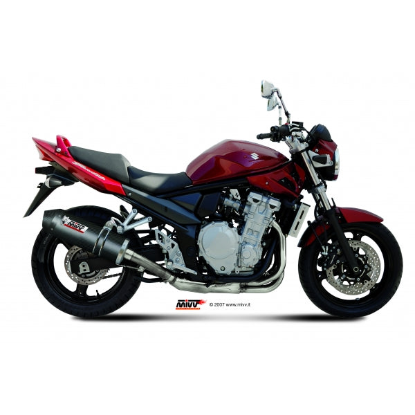 MIVV SLIP-ON OVAL CARBONO SUZUKI GSF 650 BANDIT 2007-15 / GSX 650 F 2008-15