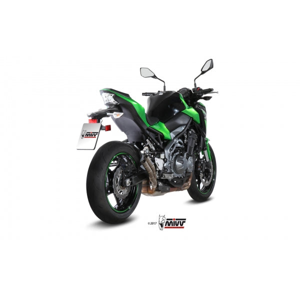 MIVV SLIP-ON DOBLE GUN TITANIUM HOMOLOGADO KAWASAKI Z900 2017-19 / Z900 A2 (35 KW / 70 KW) 2017-23