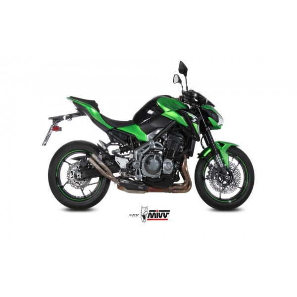 MIVV SLIP-ON DOBLE GUN TITANIUM HOMOLOGADO KAWASAKI Z900 2017-19 / Z900 A2 (35 KW / 70 KW) 2017-23