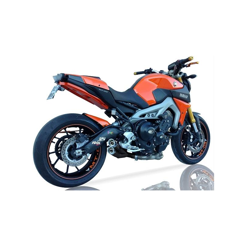 IXIL FULL SYSTEM DUAL HYPERLOW BLACK XL YAMAHA MT09 2013-20 / TRACER 900 2013-20 / TRACER 900 GT 2018-20