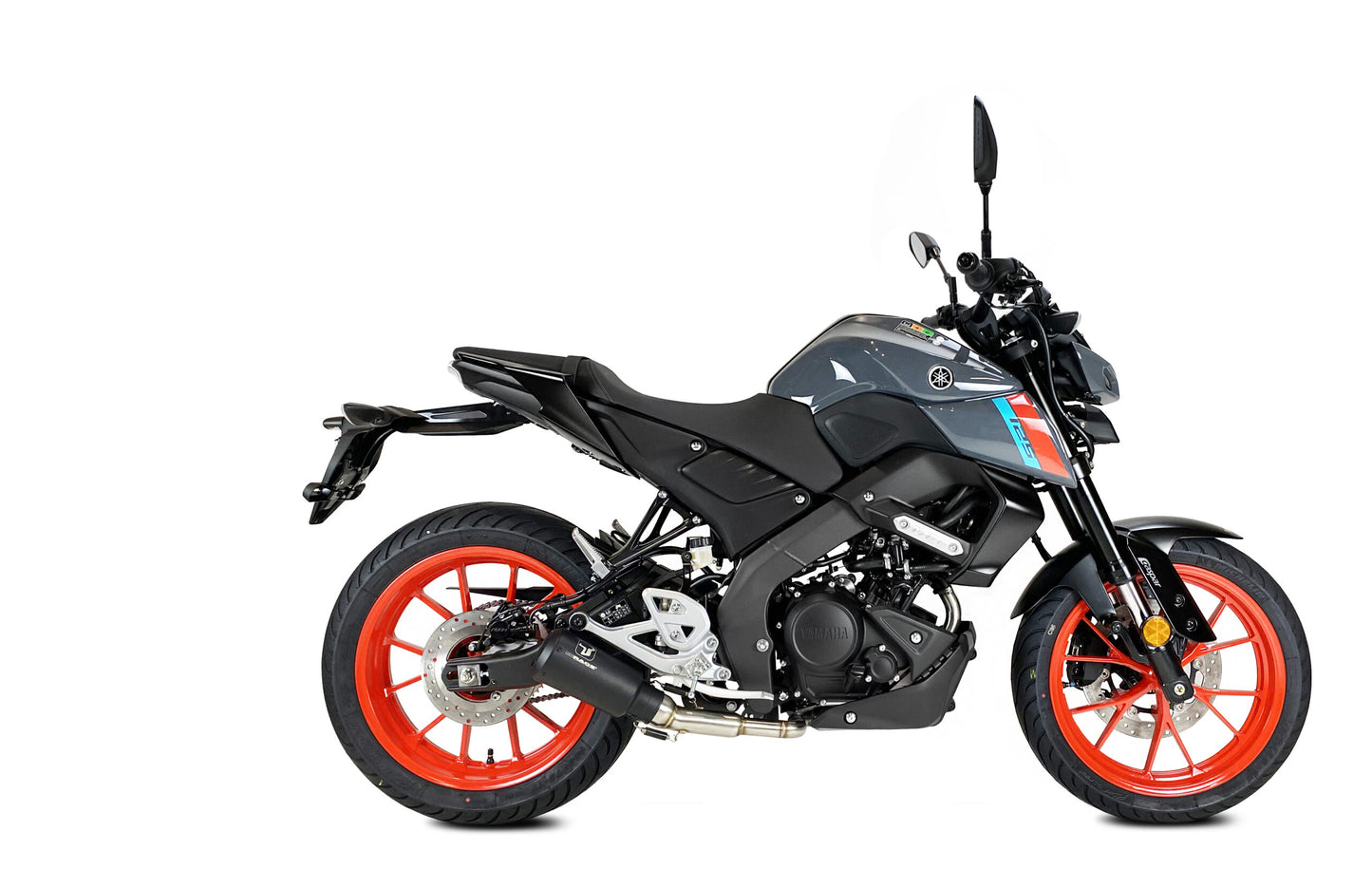 IX RACE LÍNEA COMPLETA RACING MK2 NEGRO YAMAHA MT 125 2021-23