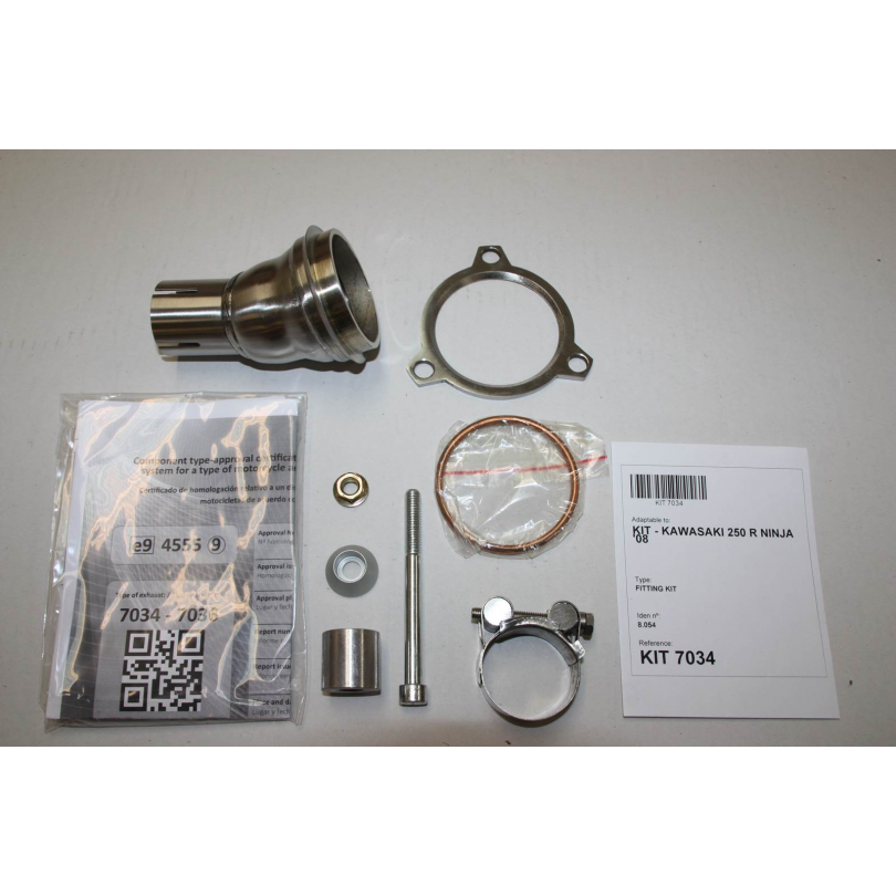IXIL SLIP ON - HEXOVAL XTREM EVOLUTION - KAWASAKI NINJA 250 R 2008-12