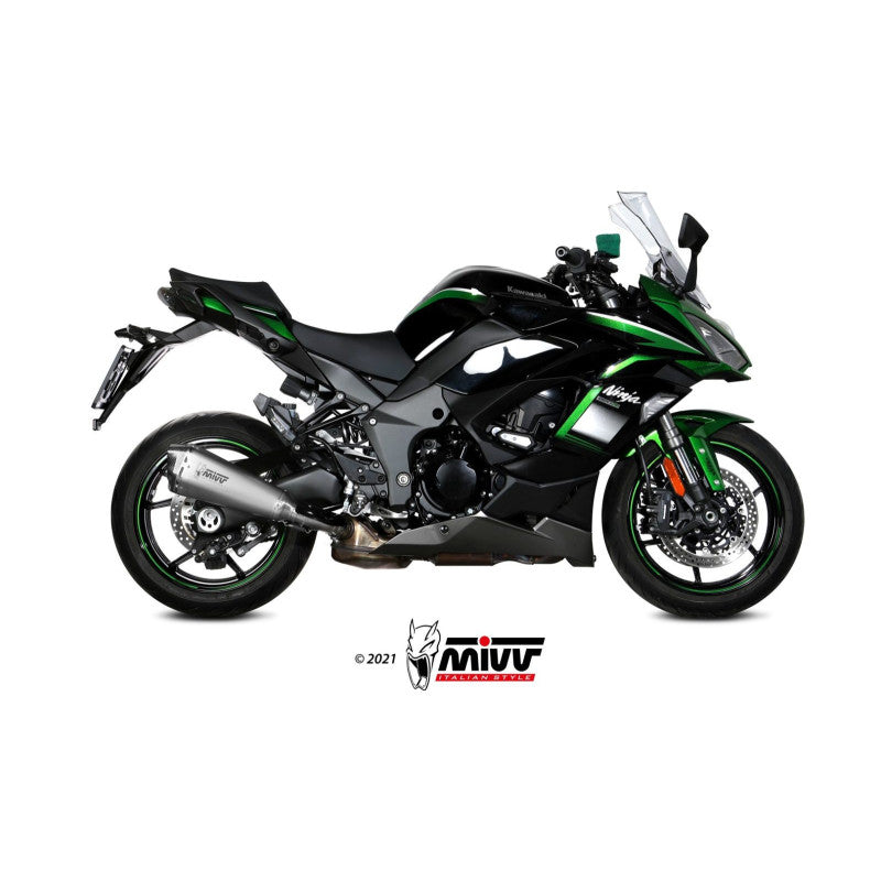 MIVV SLIP-ON DELTA RACE HOMOLOGADO KAWASAKI NINJA 1000SX / TOURER 2020-25