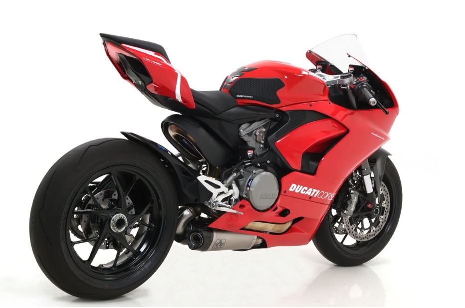 ARROW SILENCIADOR WORKS DE TITANIO FONDO EN CARBONO DUCATI PANIGALE V2 2020-24 / STREETFIGHTER V2 2022-24