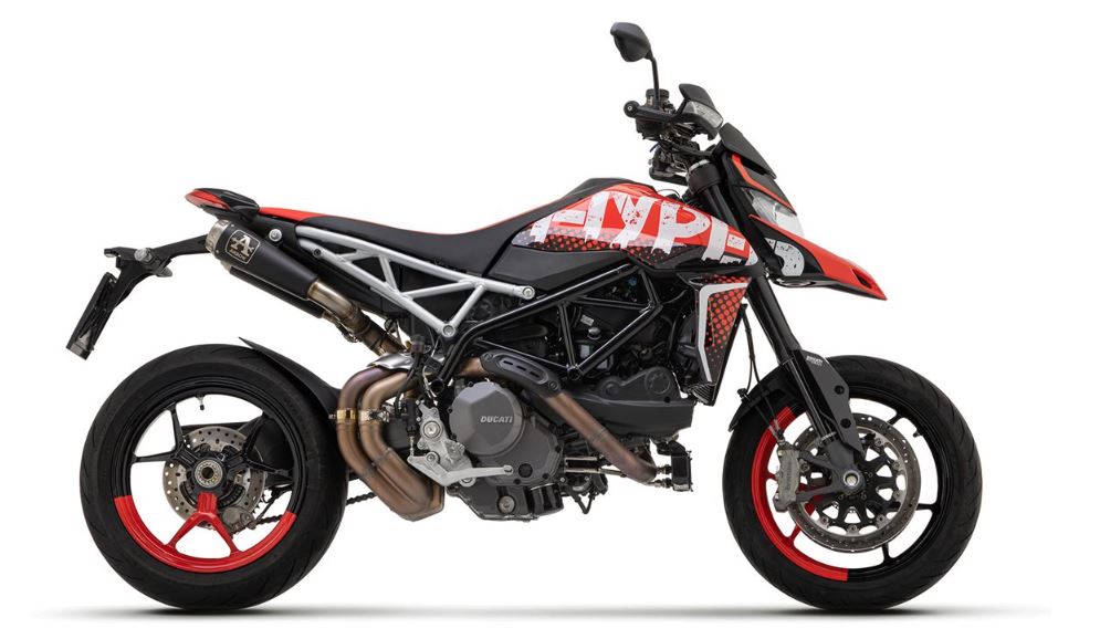 ARROW SILENCIADOR PRO RACE NICHROM (DCHO + IZDO) DUCATI HYPERMOTARD 950 / 950 SP 2019-24