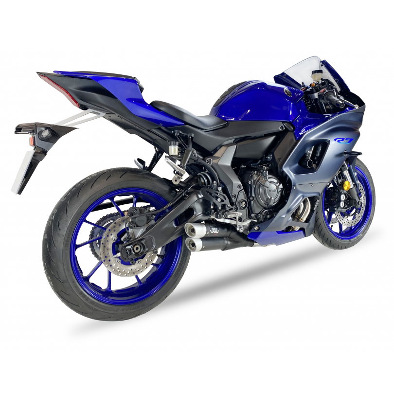 IXIL FULL SYSTEM - DUAL HYPERLOW BLACK XL - YAMAHA R7 2021-24