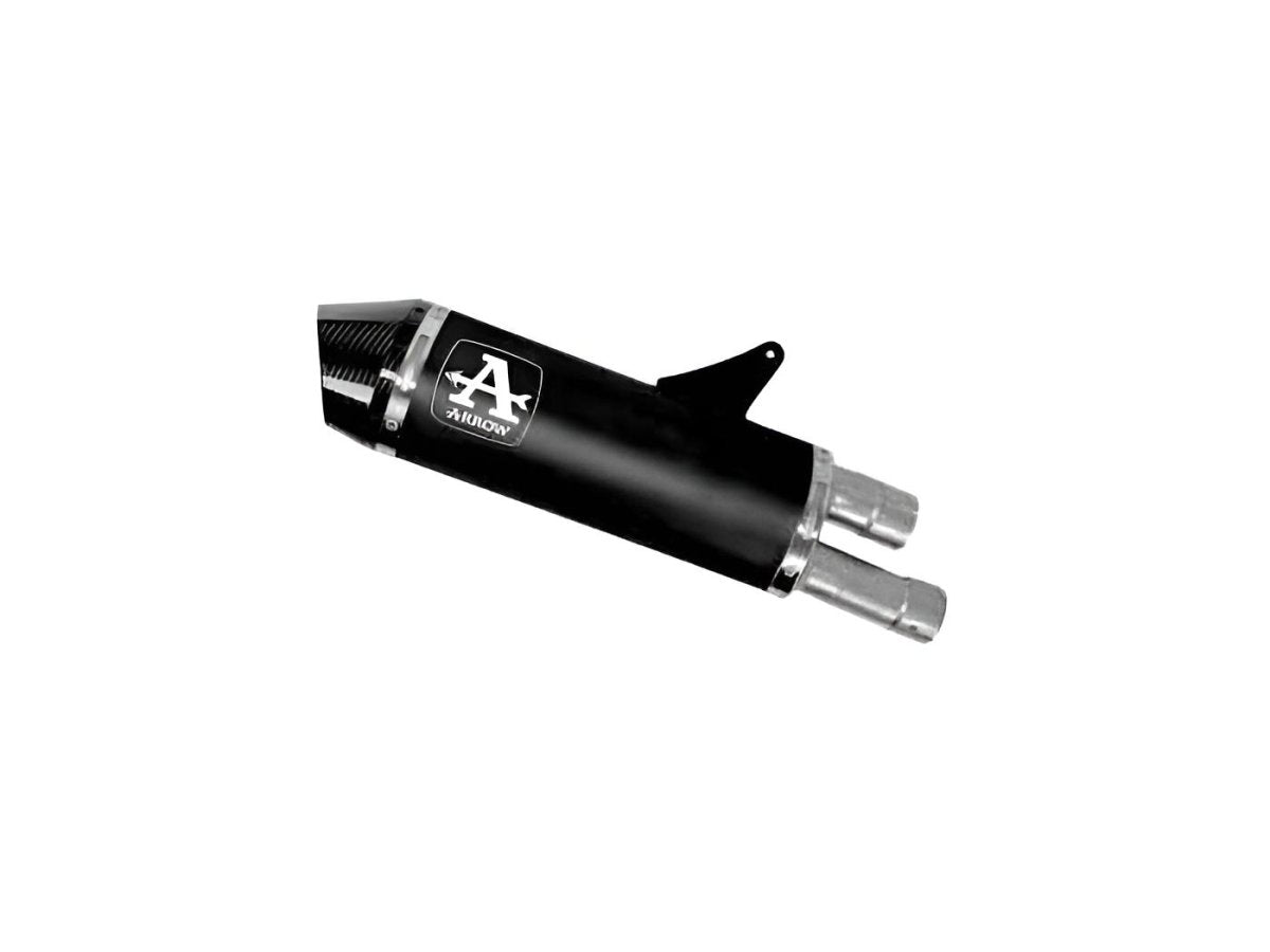 ARROW SILENCIADOR RACE-TECH ALUMINIO DARK FONDO EN CARBONO TRIUMPH SPEED TRIPLE 1200 RS/RR 2021-24