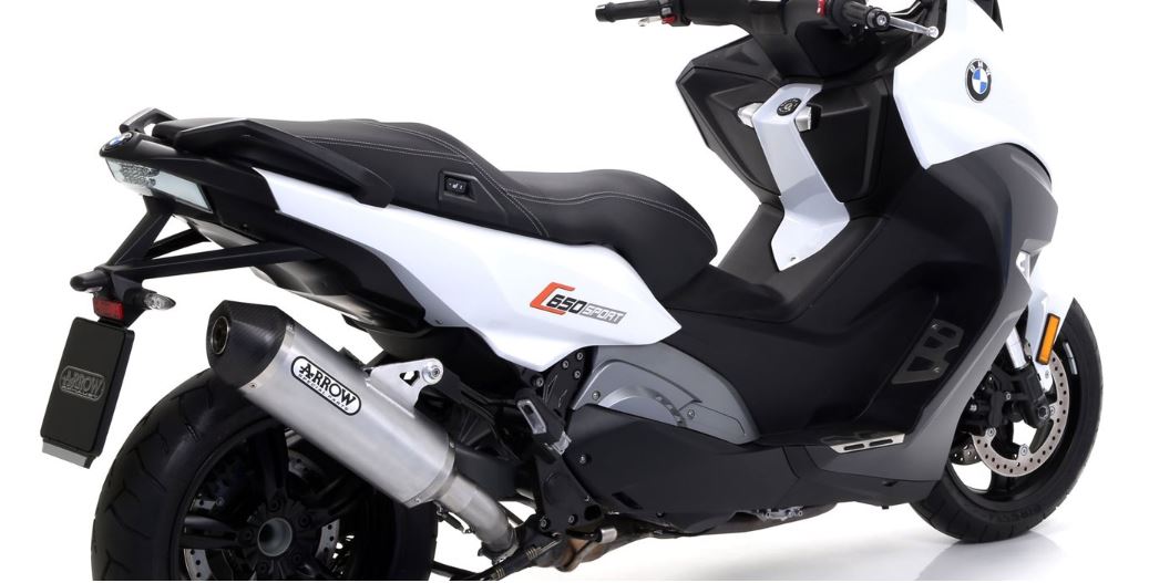 ARROW SILENCIOSO RACE-TECH DE ALUMINIO FONDO EN CARBONO BMW C 650 SPORT 2016-20