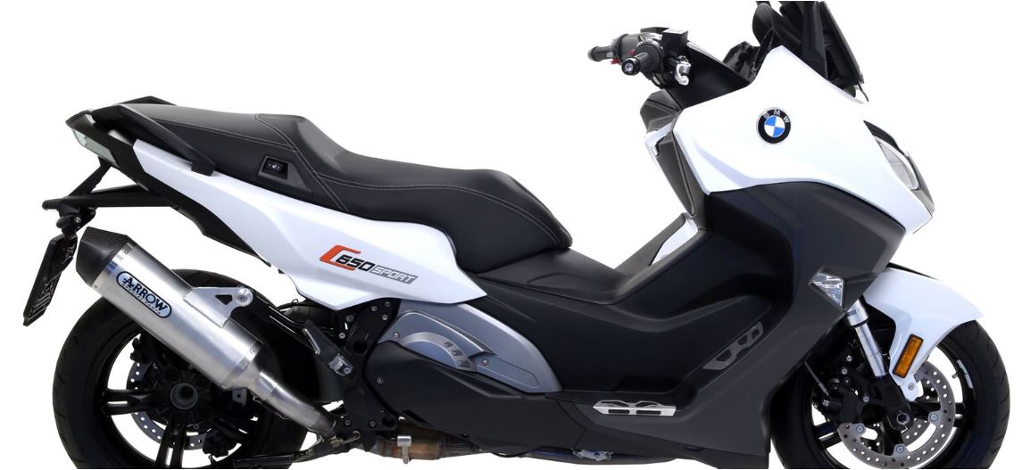 ARROW SILENCIOSO RACE-TECH DE ALUMINIO FONDO EN CARBONO BMW C 650 SPORT 2016-20