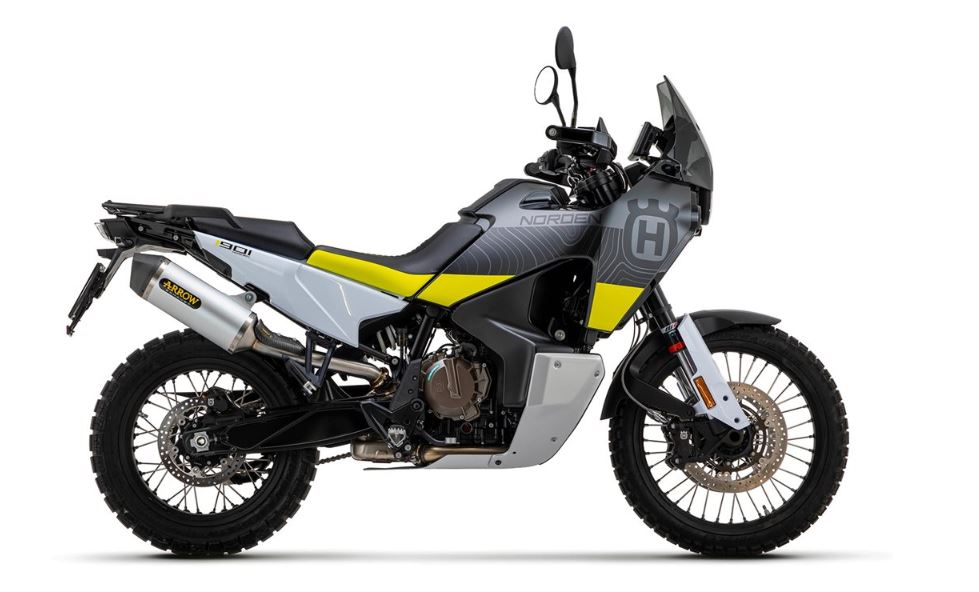 ARROW SILENCIOSO RACE-TECH ALUMINIO FONDO EN CARBONO HUSQVARNA NORDEN 901 2022-23