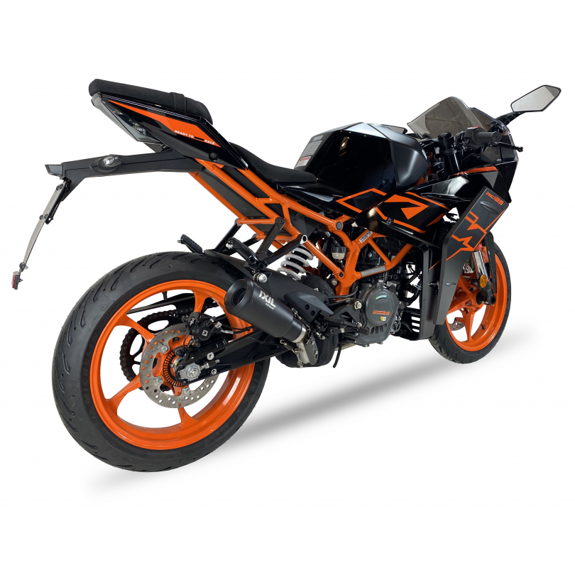 IXIL SLIP ON RACE XTREM BLACK KTM DUKE 390 2021-23 / DUKE 125 2021-23 / RC 390 2021-24 / RC 125 2021-24 / HUSQVARNA SVARTPILEN 125 2021-23 / SVARTPILEN 401 2020-23