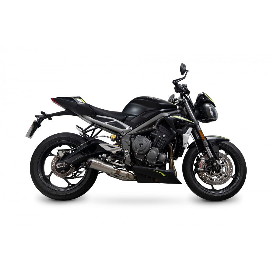 SCOPRION RED POWER SLIP-ON TRIUMPH STREET TRIPLE 765 R & RS 20-22