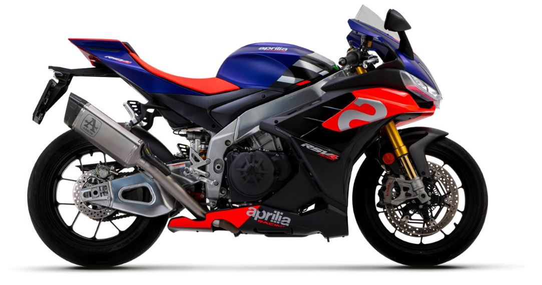 ARROW SILENCIOSO PISTA DE TITANIO CON CONECTOR DE ACERO APRILIA APRILIA RSV 4 1100 FACTORY 2021-24 / TUONO V4 1100 2021-24