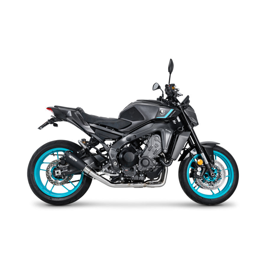 SCORPION RED POWER BLACK FULL SYSTEM YAMAHA MT-09 2024-25