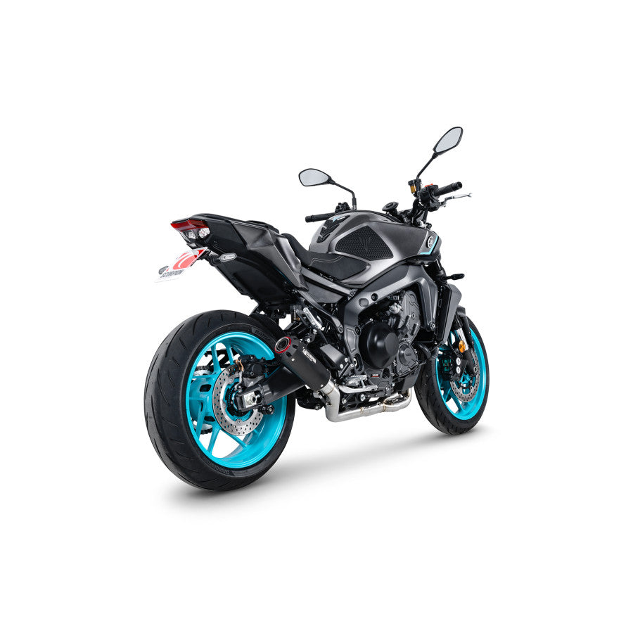 SCORPION RED POWER BLACK FULL SYSTEM YAMAHA MT-09 2024-25