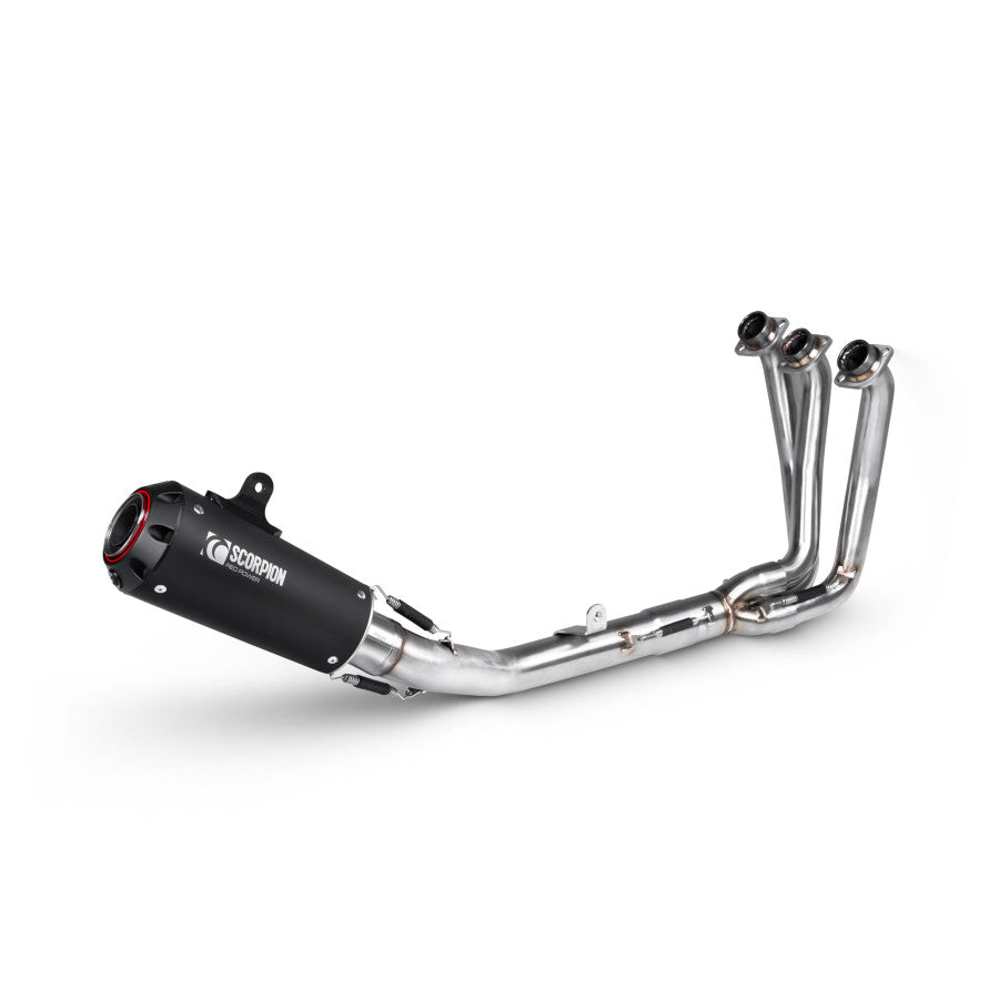 SCORPION RED POWER BLACK FULL SYSTEM YAMAHA MT-09 2024-25