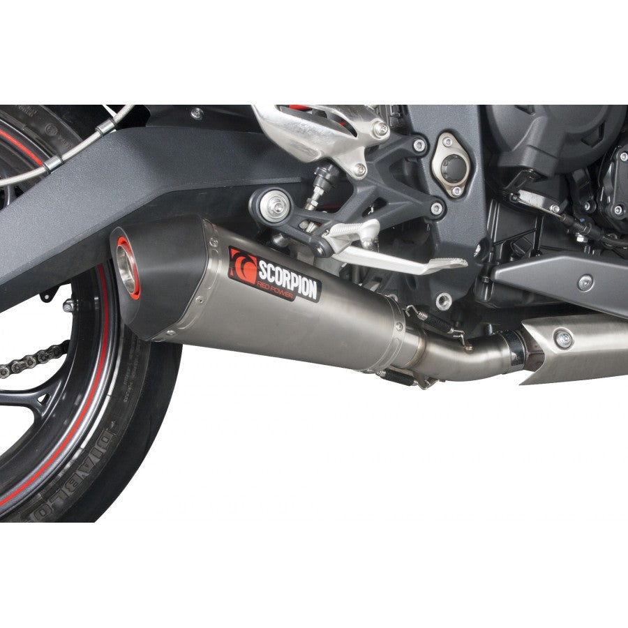 SCORPION SERKET TAPER SLIP-ON TRIUMPH STREET TRIPLE 675 R & RX 13-16