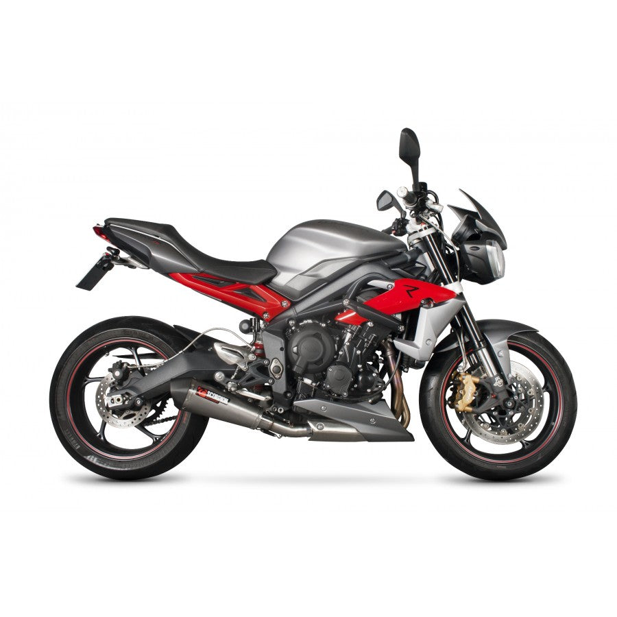 SCORPION SERKET TAPER SLIP-ON TRIUMPH STREET TRIPLE 675 R & RX 13-16
