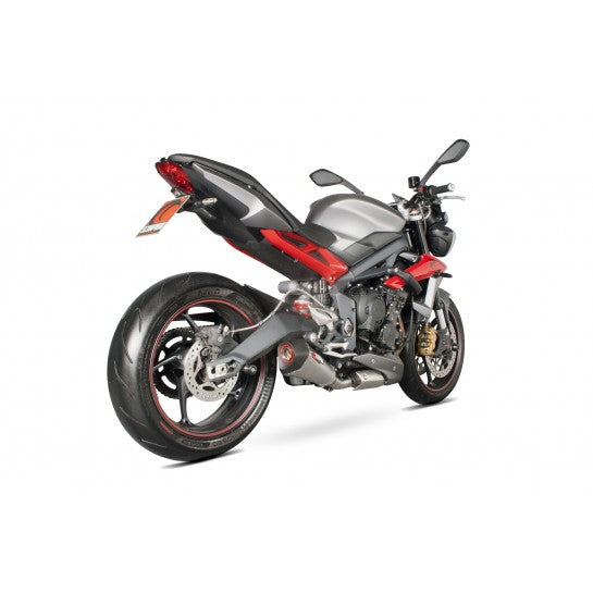 SCORPION SERKET TAPER SLIP-ON TRIUMPH STREET TRIPLE 675 R & RX 13-16
