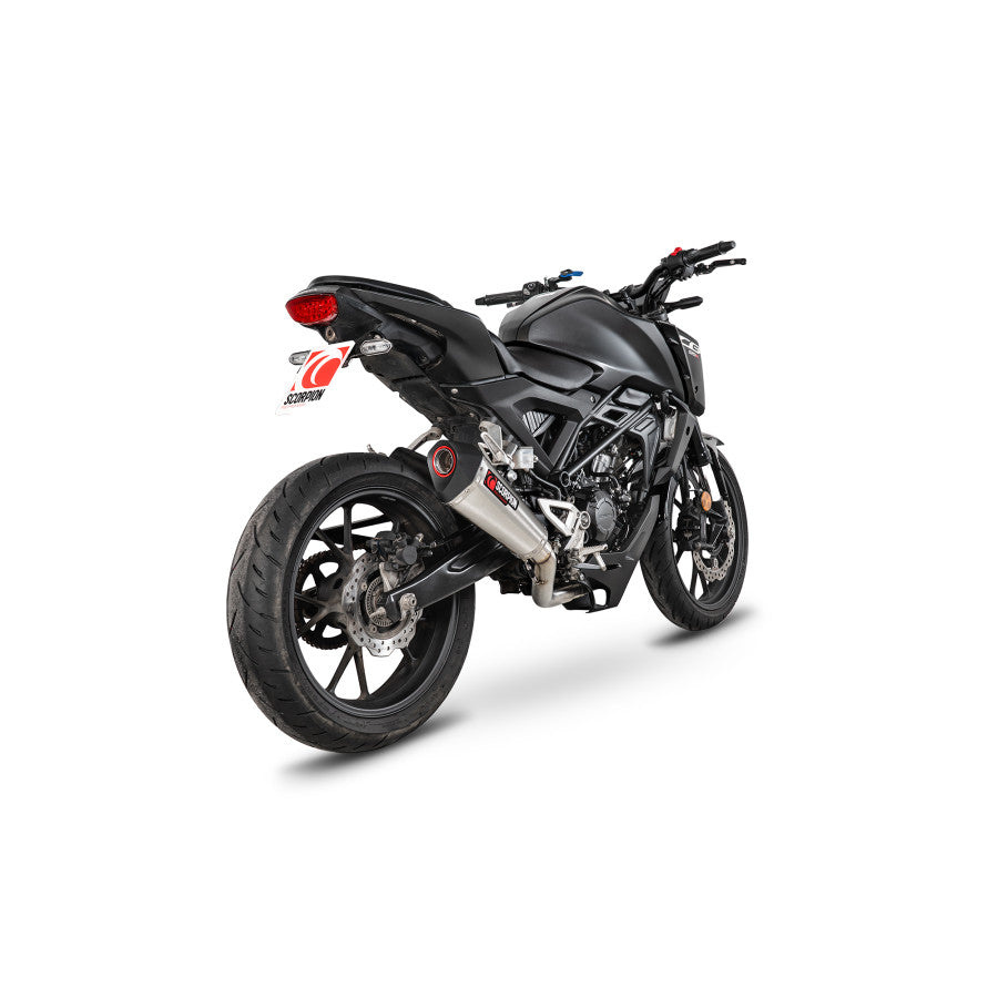 SCORPION SISTEMA COMPLETO SERKET TAPER HONDA CB 125 R 2024-25