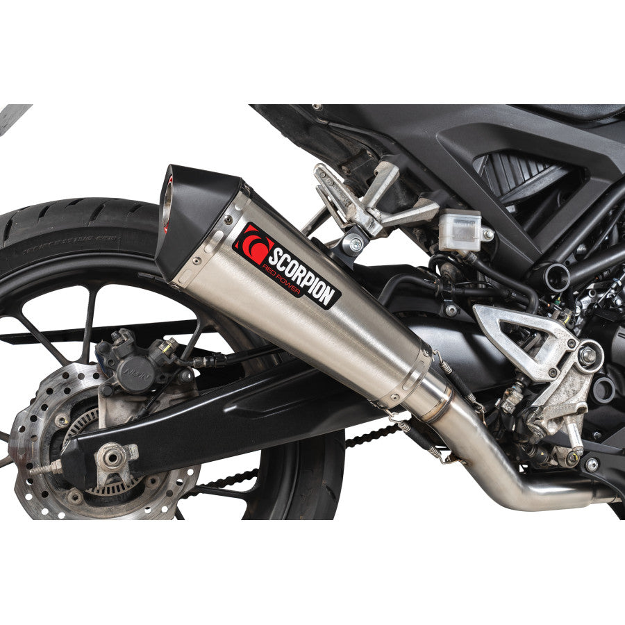 SCORPION SISTEMA COMPLETO SERKET TAPER HONDA CB 125 R 2024-25