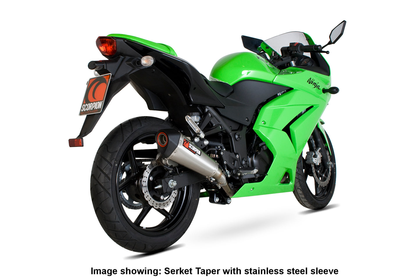 SCORPION SERKET TAPER SLIP-ON KAWASAKI NINJA 250R 08'-12'