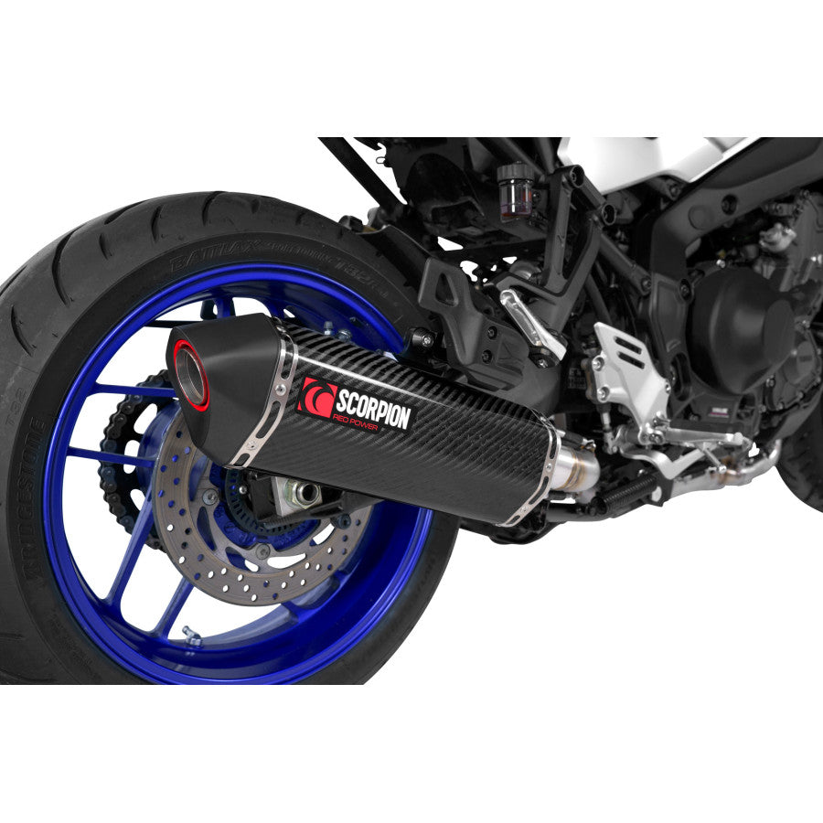 SCORPION FULL SYSTEM SEKET CARBONO YAMAHA TRACER 9 / 9 GT 2021-24