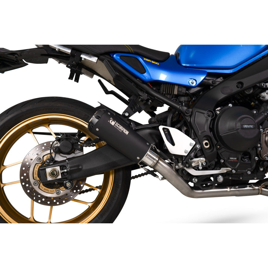 SCORPION FULL SYSTEM RED POWER NEGRO YAMAHA XSR 900 2024-25