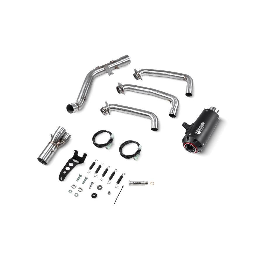 SCORPION FULL SYSTEM RED POWER NEGRO YAMAHA XSR 900 2024-25