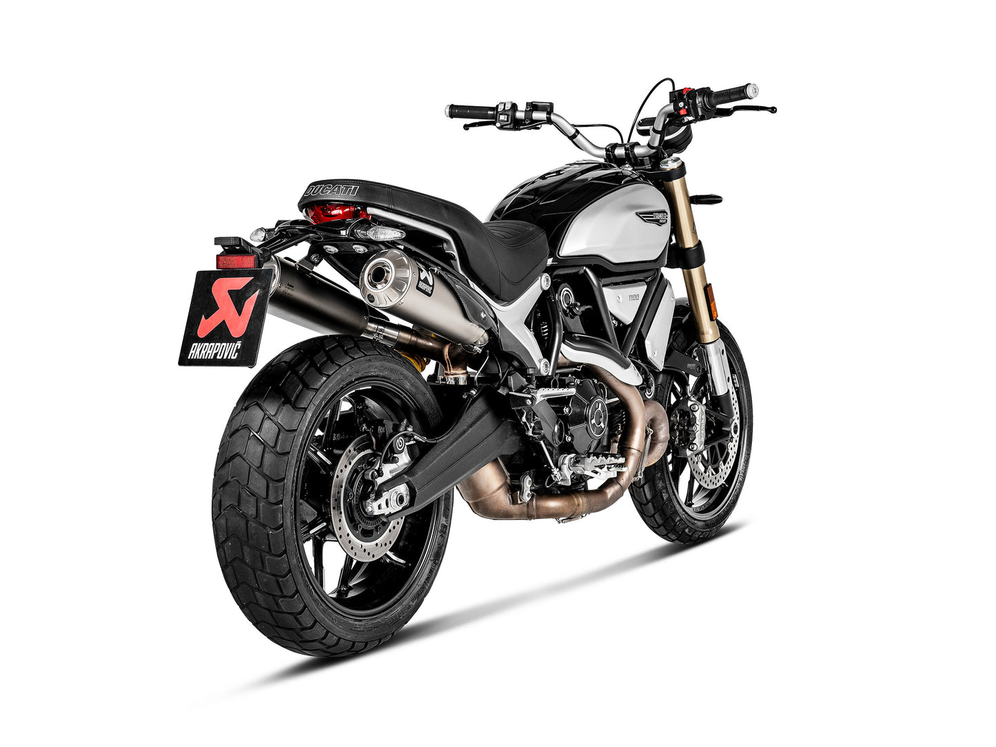 AKRAPOVIC APPROVED SLIP-ON DUCATI SCRAMBLER 1100 2018-20