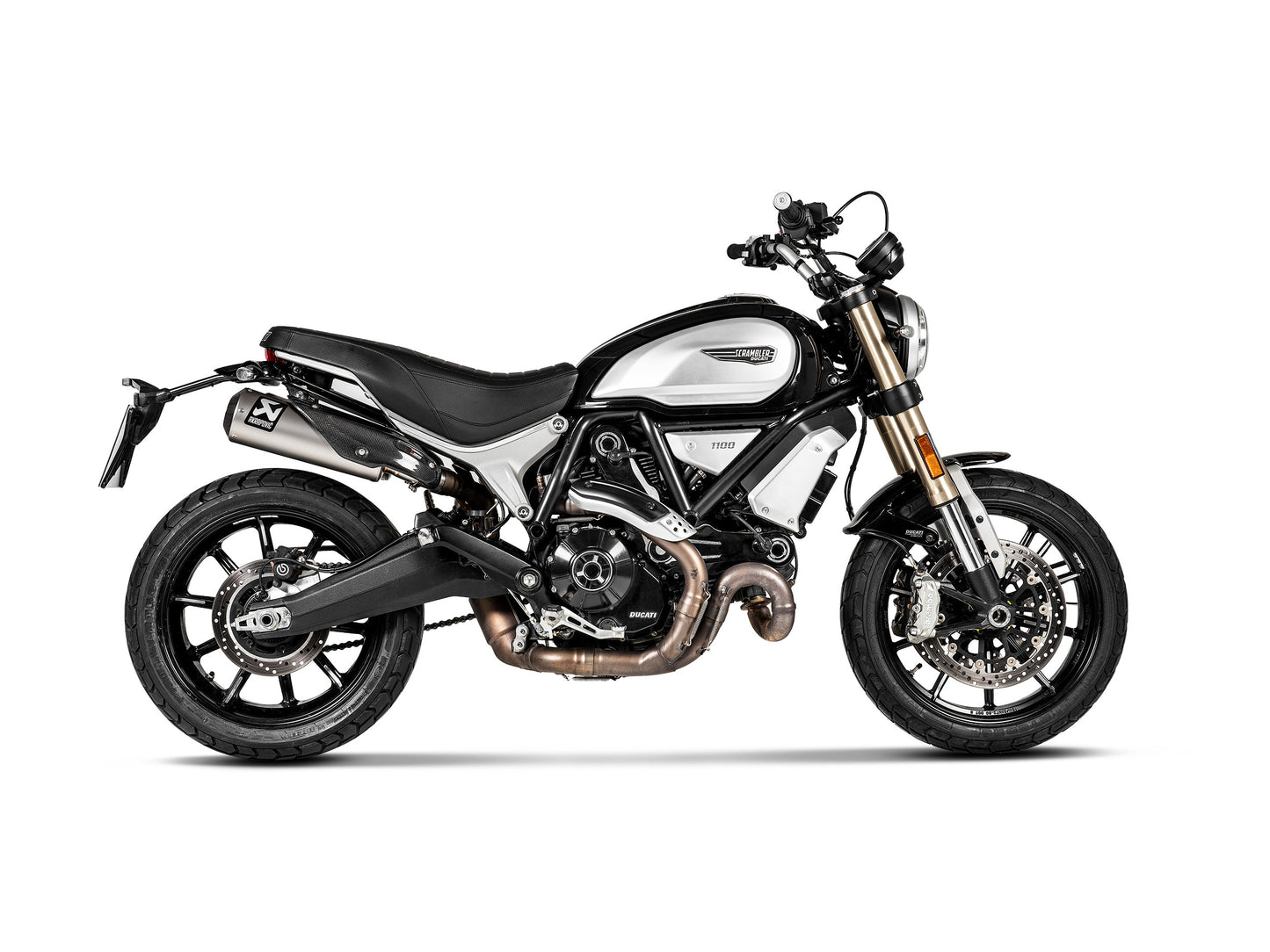 AKRAPOVIC APPROVED SLIP-ON DUCATI SCRAMBLER 1100 2018-20