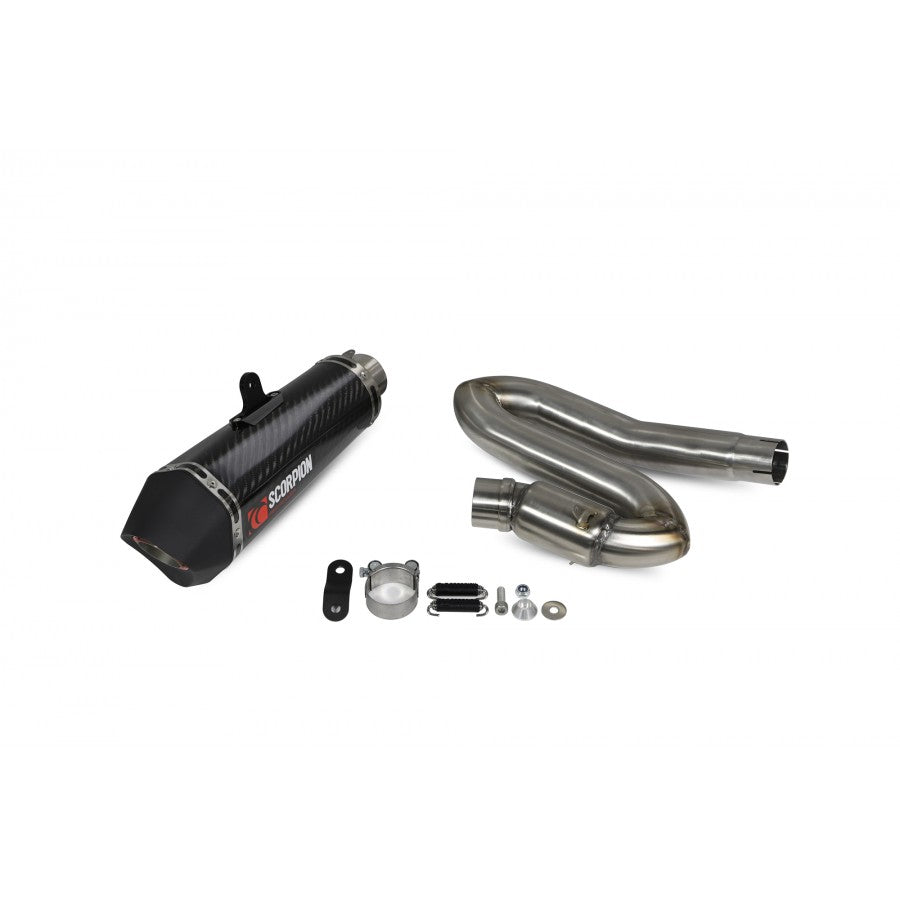 SCOPRION SERKET TAPER SLIP-ON TRIUMPH STREET TRIPLE 765 R & RS 20-22