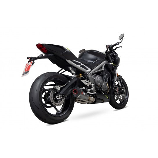 SCOPRION SERKET TAPER SLIP-ON TRIUMPH STREET TRIPLE 765 R & RS 20-22